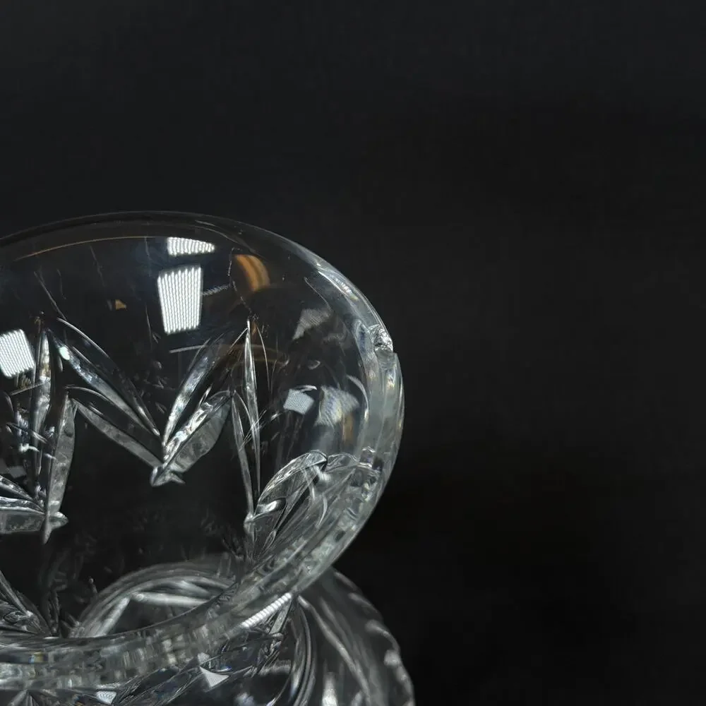 Vintage Waterford Crystal Round Vase 6
